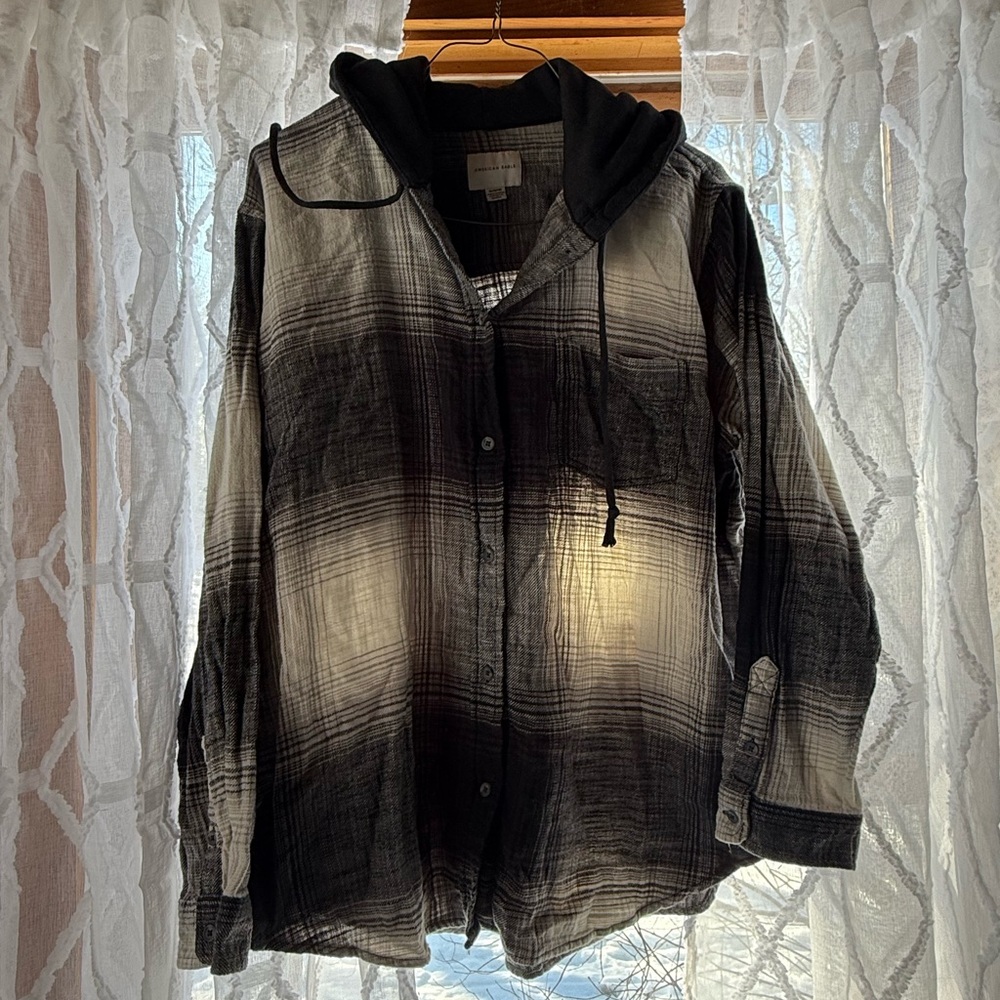 Women’s AEO Flannel hoodie XL